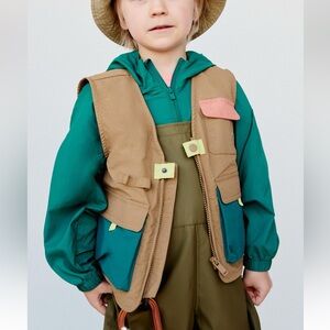 Zara Multicolor Utility Vest